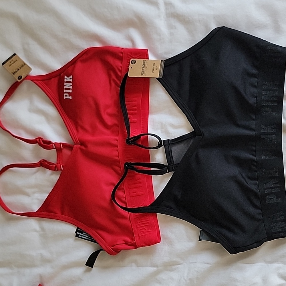 Pink Sports Bra
